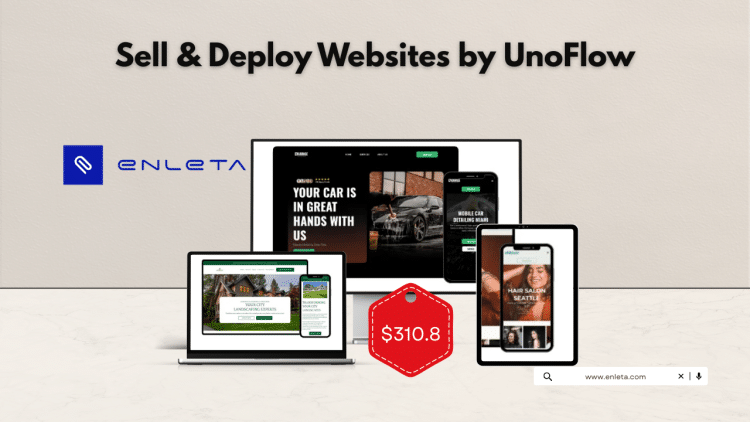 Sell & Deploy Websites by UnoFlow
