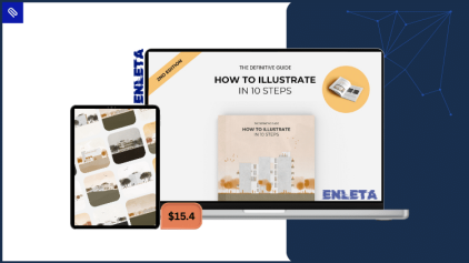 Learn creative techniques in Definitive Guide How to Illustrate in 10 Steps to design artistic and modern interiors