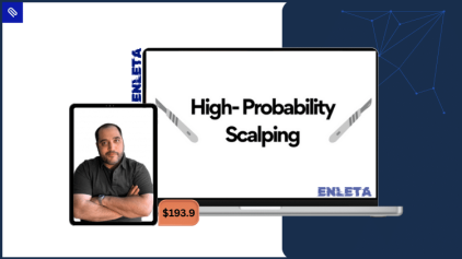 JR Romero teaching High Probability Scalping course to help traders identify precise entries and manage risk