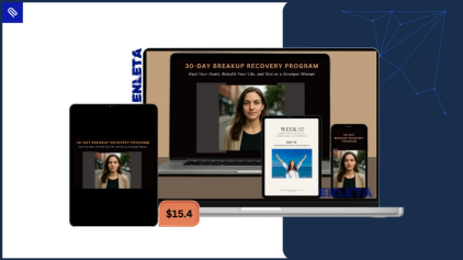 Claire Morgan guiding the 30-Day Breakup Recovery Program to heal confidence and emotional strength