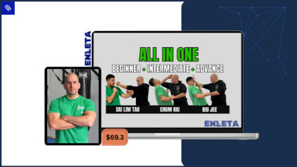 Wing Chun student practicing Siu Lim Tao and Chum Kiu foundations from Henry Araneda’s Applied Wing Chun online bundle.