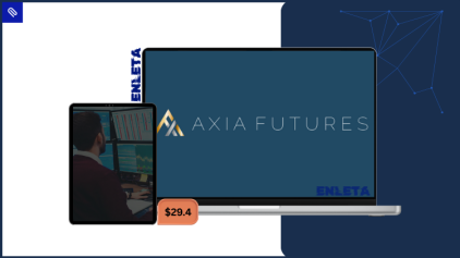 Trader improving skills with the Axia XMAS Bundle by Axia Futures, engaging in live trading and professional coaching sessions.