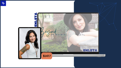 Student experiencing spiritual transformation through the Beyond the Matrix course by Alyse Bacine.