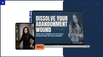 Student healing emotional wounds through the Dissolve Your Abandonment Wound course by Alyse Bacine.