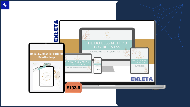 Do Less Method For Business – Scale Revenue, Reduce Workload Do Less Method For Business by Kate Northrup teaches cyclical planning and 80/20 systems to grow revenue while reducing work hours 3