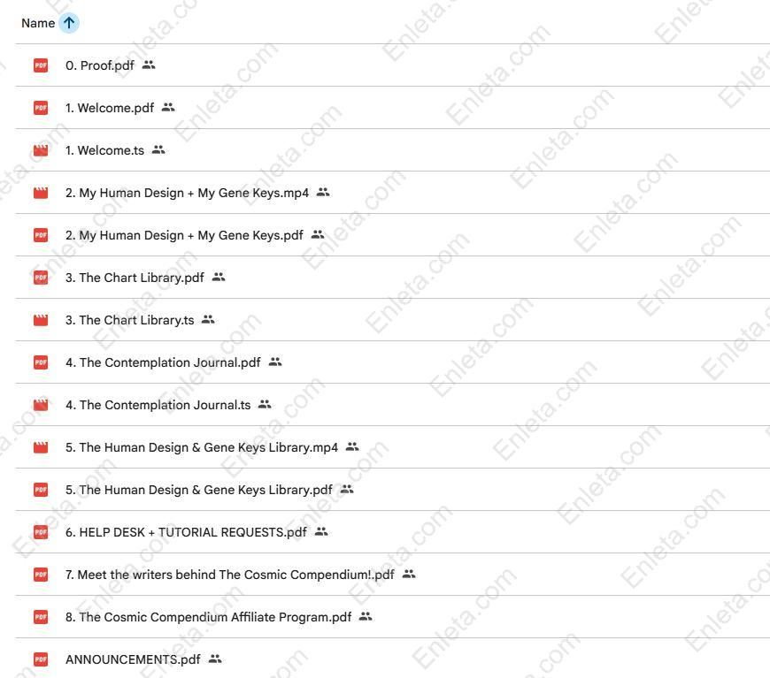 The Cosmic Compendium – Transform Your Human Design Study Human Design & Gene Keys Software System