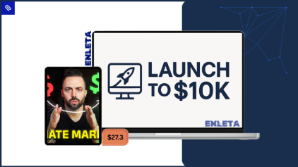 Adam Enfroy teaching students how to build scalable, AI-powered online businesses through the Launch To 10K system.