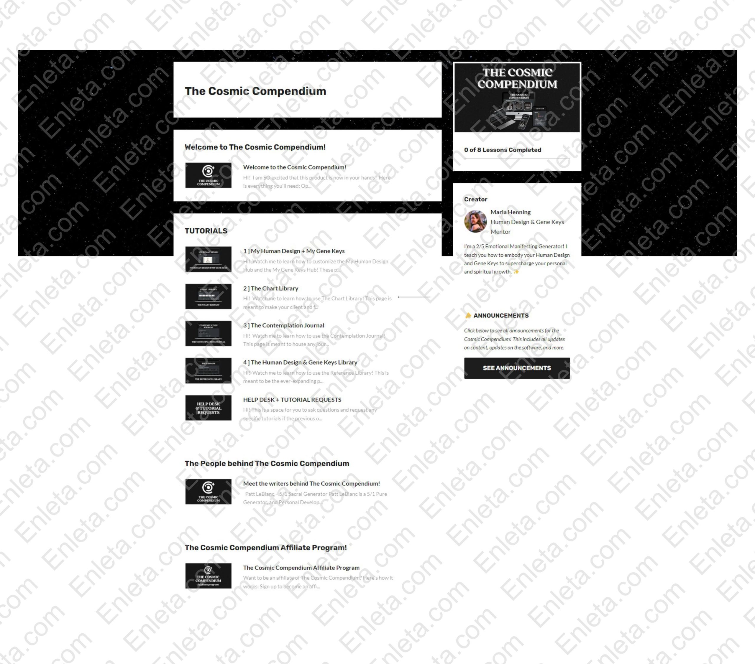 The Cosmic Compendium – Transform Your Human Design Study Maria Henning – Human Design Educator