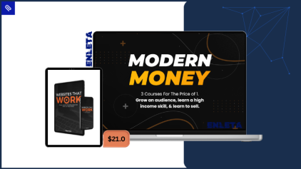 A student learning digital entrepreneurship through the Modern Money by Dan Koe online business course