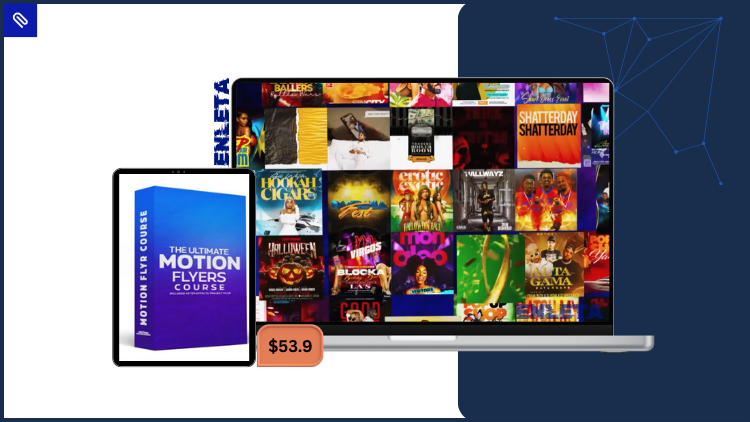 Motion Flyer Course + After Effect Project Files by Abbas Ghazi Abbas Ghazi demonstrating motion flyer animation techniques in Adobe After Effects for beginners and designers.