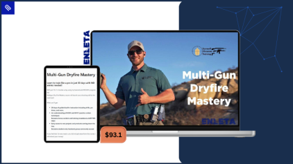 Multi-Gun Dryfire Mastery course teaching 30-day pro-level dryfire drills and shooting performance improvement