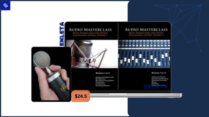Audio Masterclass Music Production and Sound Engineering—pro online course to craft release-ready recordings, mixes, and masters at home.