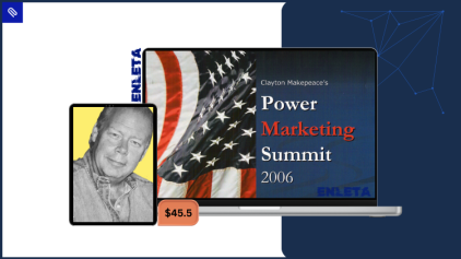 Power Marketing Summit 2006 by Clayton Makepeace course image showcasing advanced direct response and copywriting training.