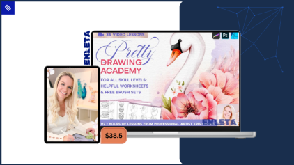 Kris Lauren teaching Pretty Drawing Academy to help artists master cute illustration, character design, and composition