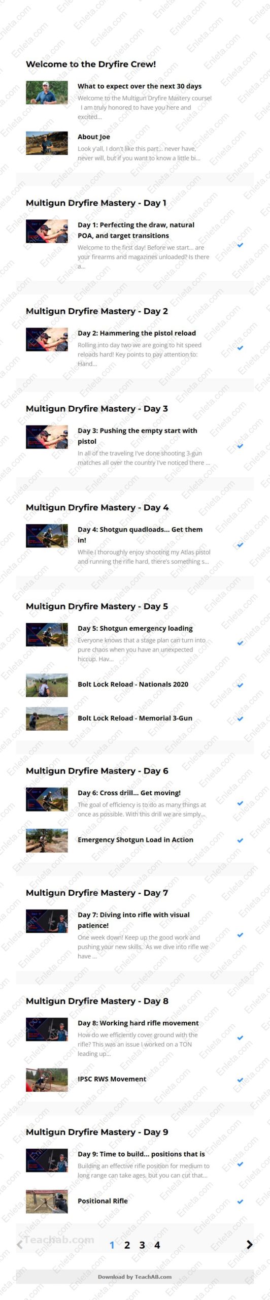 Multi-Gun Dryfire Mastery Course Pro-Level Dryfire Shooting Course Part 1
