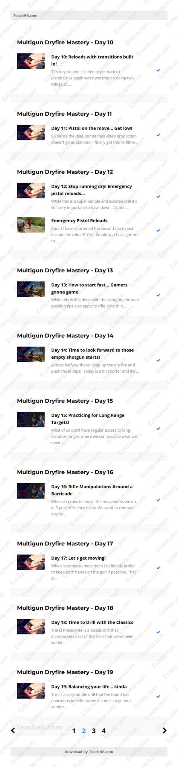 Multi-Gun Dryfire Mastery Course Pro-Level Dryfire Shooting Course Part 2