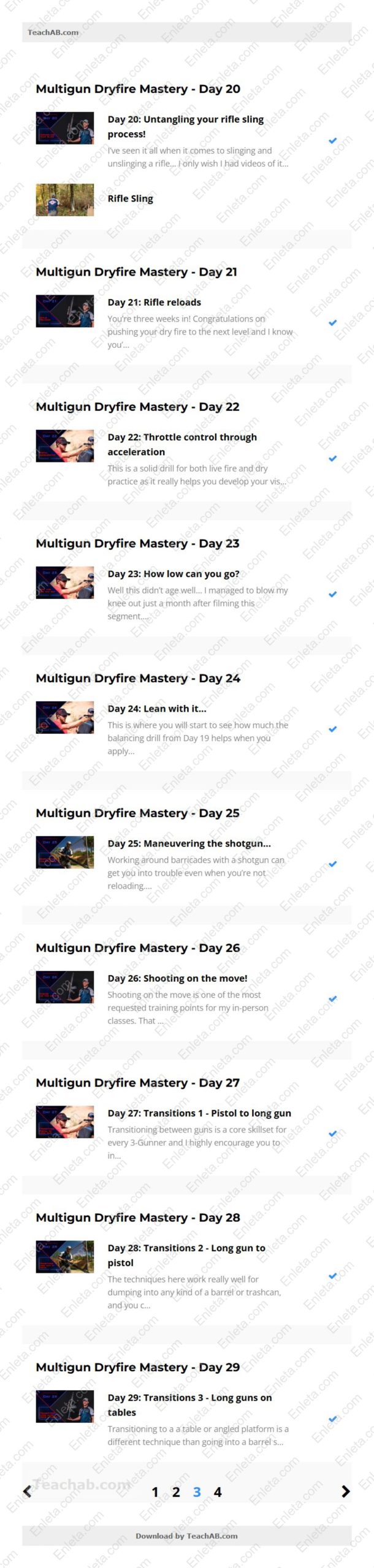 Multi-Gun Dryfire Mastery Course Pro-Level Dryfire Shooting Course Part 3