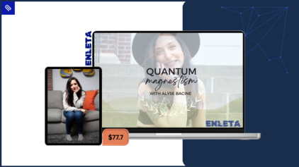 Student raising frequency through the Quantum Magnetism course by Alyse Bacine to attract abundance.