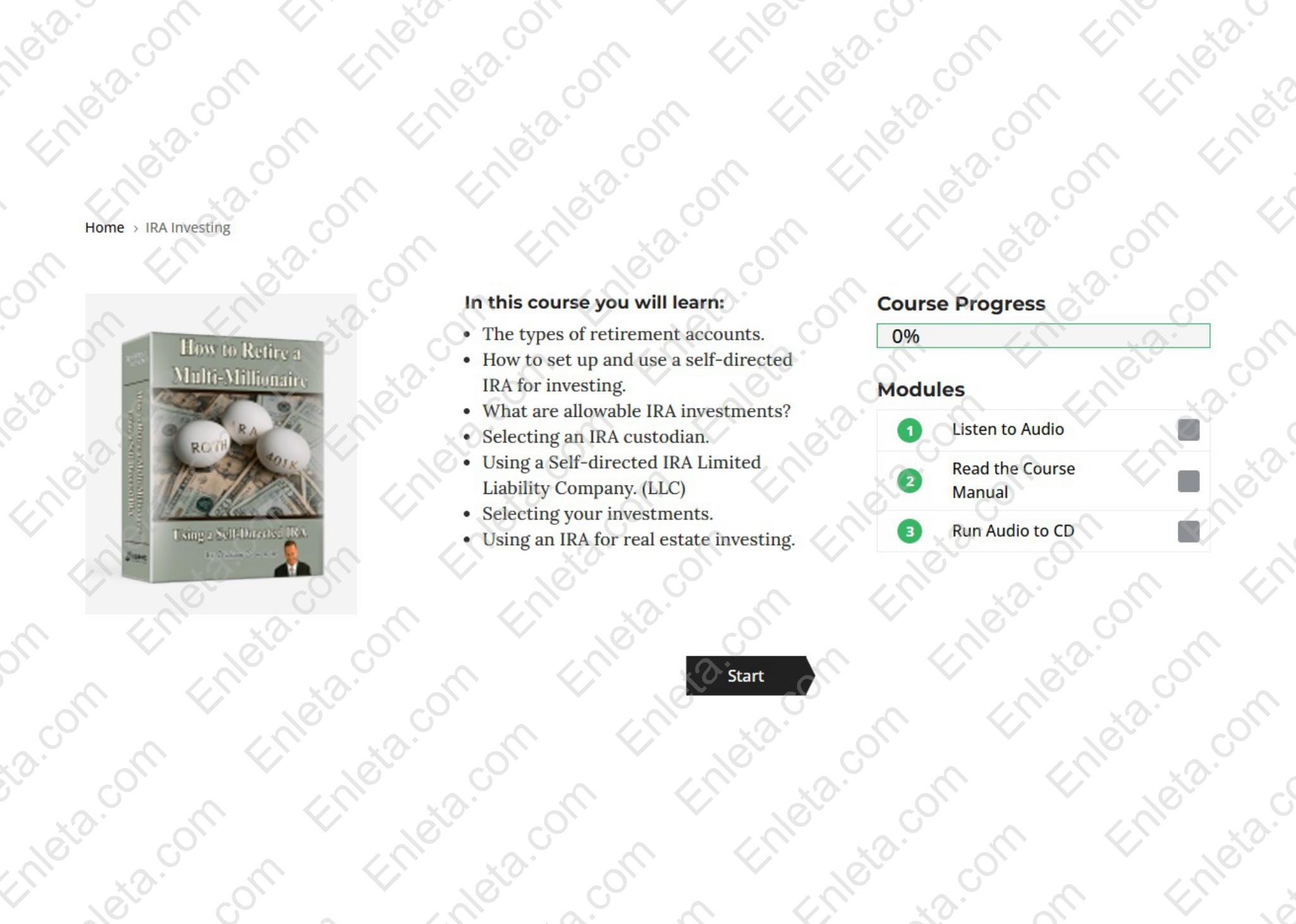 IRA Investing Course 2025 by William Bronchick Real Estate IRA Investing Course 2025