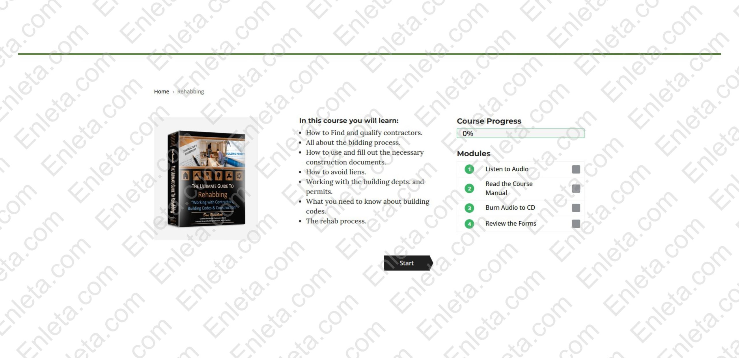 The Ultimate Guide to Rehabbing 2025 by William Bronchick Real Estate Rehab Management Course 2025