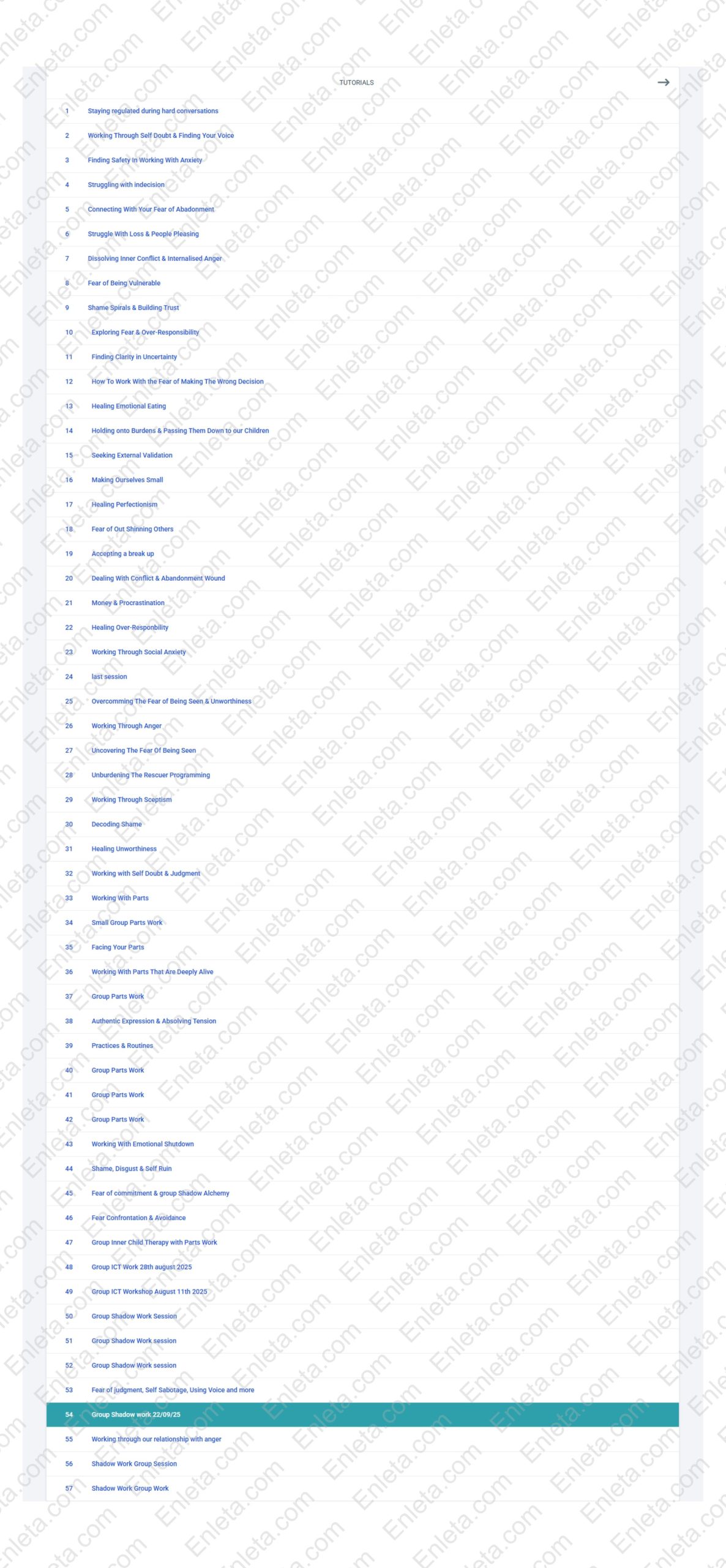 The Shadow Mastery Program 2025 – Self-Paced Immersive Journey Shadow Work and Emotional Healing Course