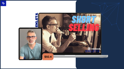 Short Selling Course by Rob Booker — learn to profit from falling markets with 45+ lessons and real-world trading tips