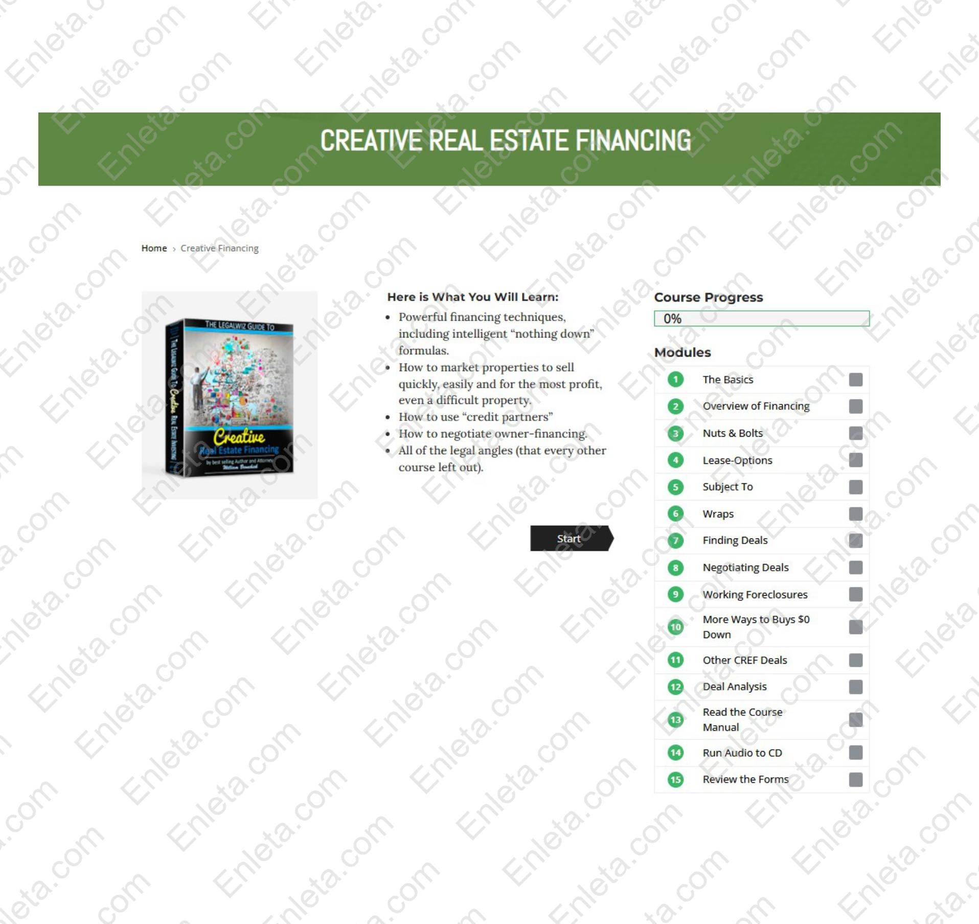 Creative Real Estate Financing Course 2025 by William Bronchick Subject-To and Creative Financing – Expert Training