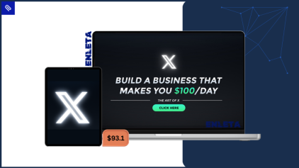 STRONGLAND Publishing teaching The Art of X Build a Business That Makes You $100 Day to grow social media income