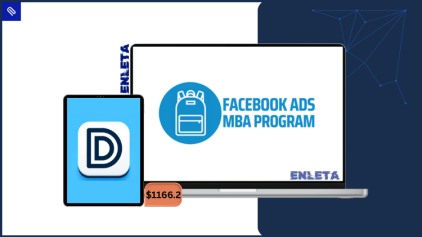Facebook Ads MBA dashboard showing creative testing and scaling metrics