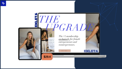 Margot Miller teaching women the Identity Upgrade System inside The Upgrade program to create unapologetic business success