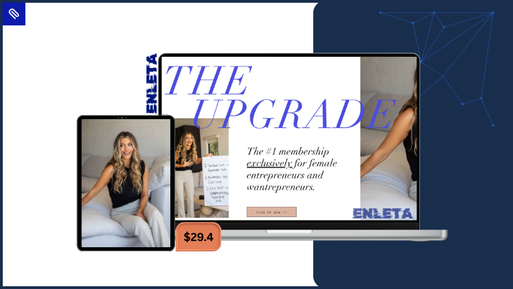 The Upgrade by Margot Miller – Unapologetic Success Margot Miller teaching women the Identity Upgrade System inside The Upgrade program to create unapologetic business success