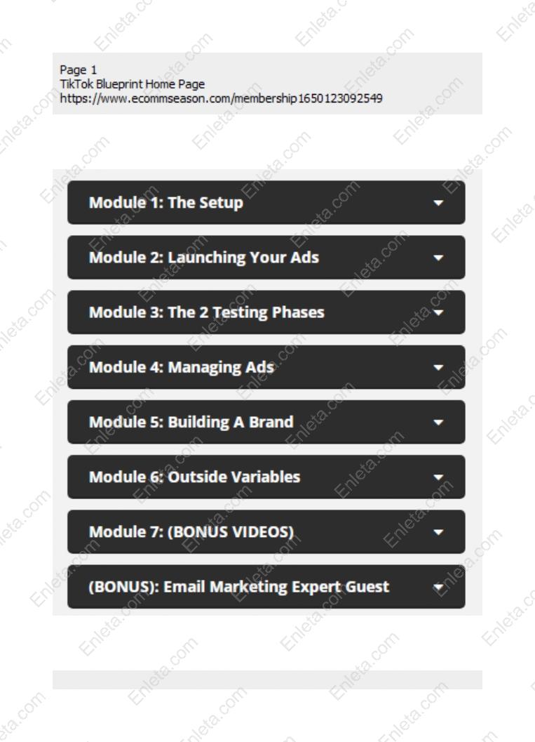 TikTok Ad Blueprint & eCommerce Course – Learn Performance Dropshipping Student optimizing TikTok ad campaigns and Shopify store performance using Hayden Bowles’ strategies