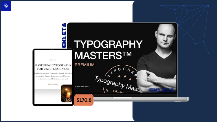 Typography Master Course for UX/UI Designers by Alexunder Hess Alexunder Hess teaching advanced type design concepts to UX/UI professionals
