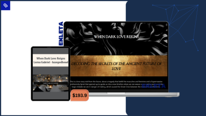 When Dark Love Reigns by Lorna Gabriel explores divine union, synchronicity, and the alchemy of dark and light to awaken higher consciousness