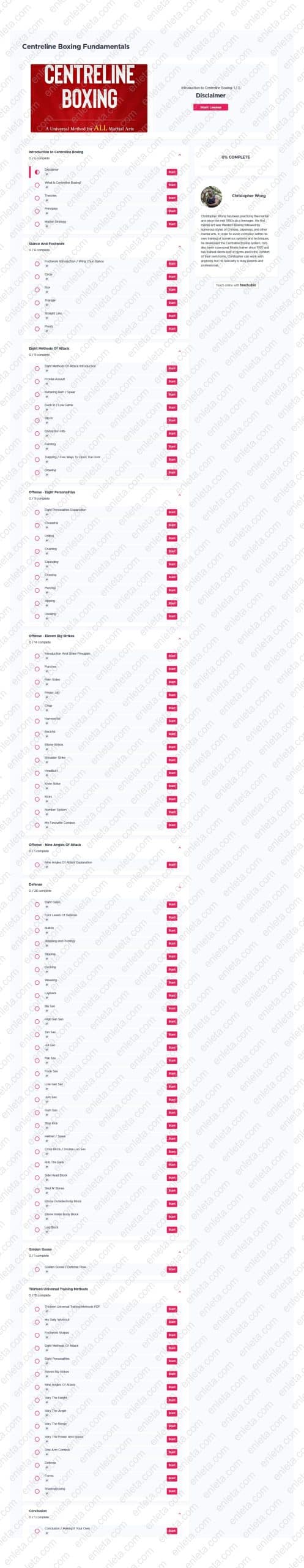 Centreline Boxing Fundamentals by Chris Wong Fitness Centreline Boxing Fundamentals by Chris Wong Fitness