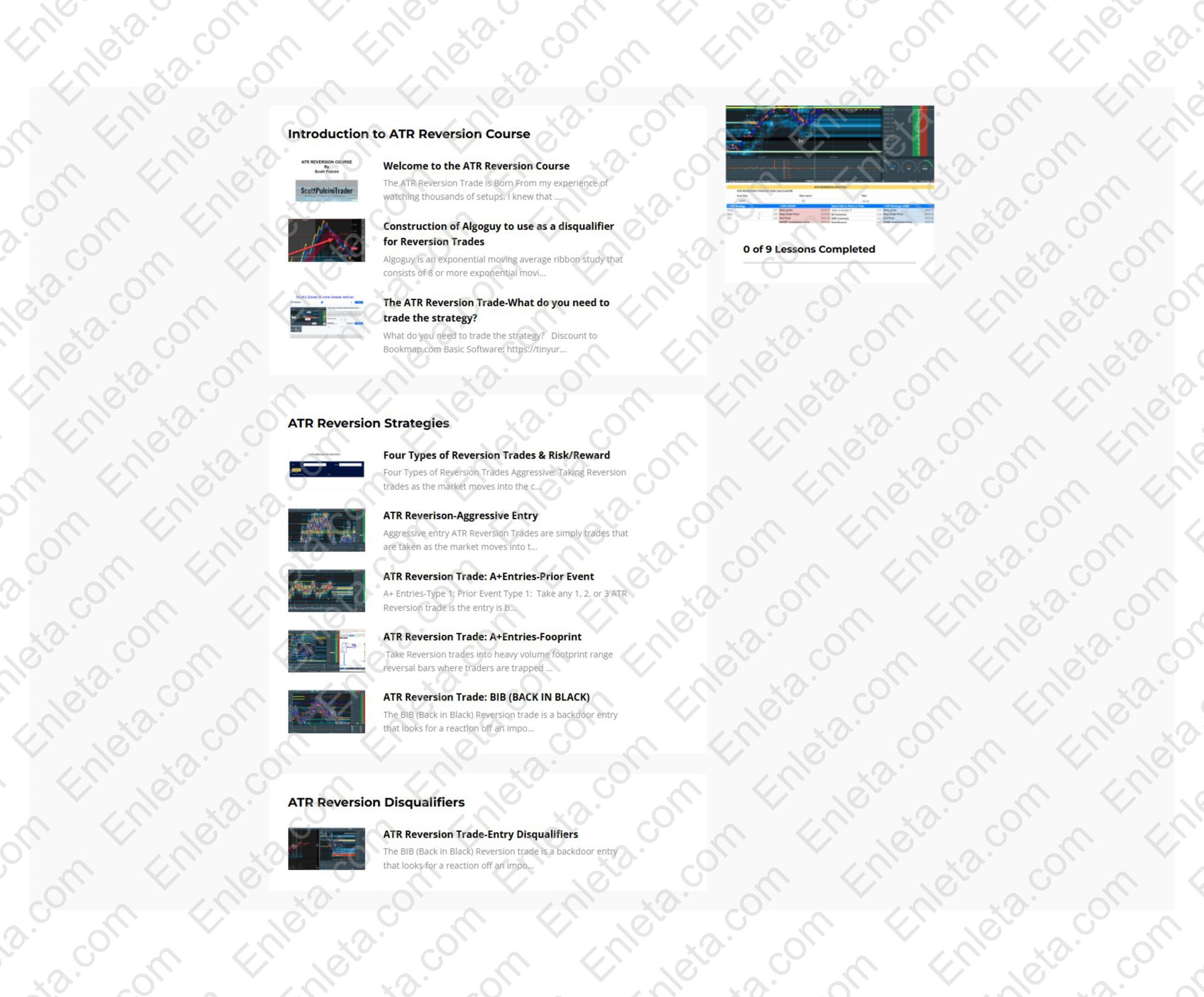 ATR Reversion Course – Master Market Precision Scott Pulcini teaching ATR Reversion trading strategy focused on volatility cycles and precision risk management.
