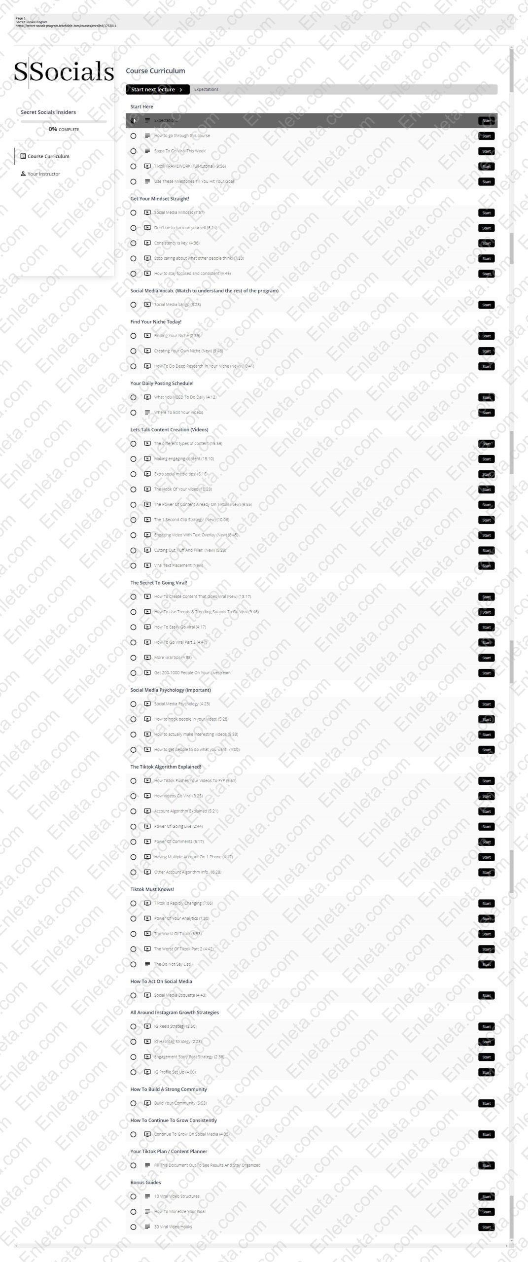 Secret Socials Insiders – Viral TikTok Growth System for Creators Secret Socials Insiders course shows Ariana B Castellanos’s TikTok system for viral growth, fast follower gains, and monetization frameworks