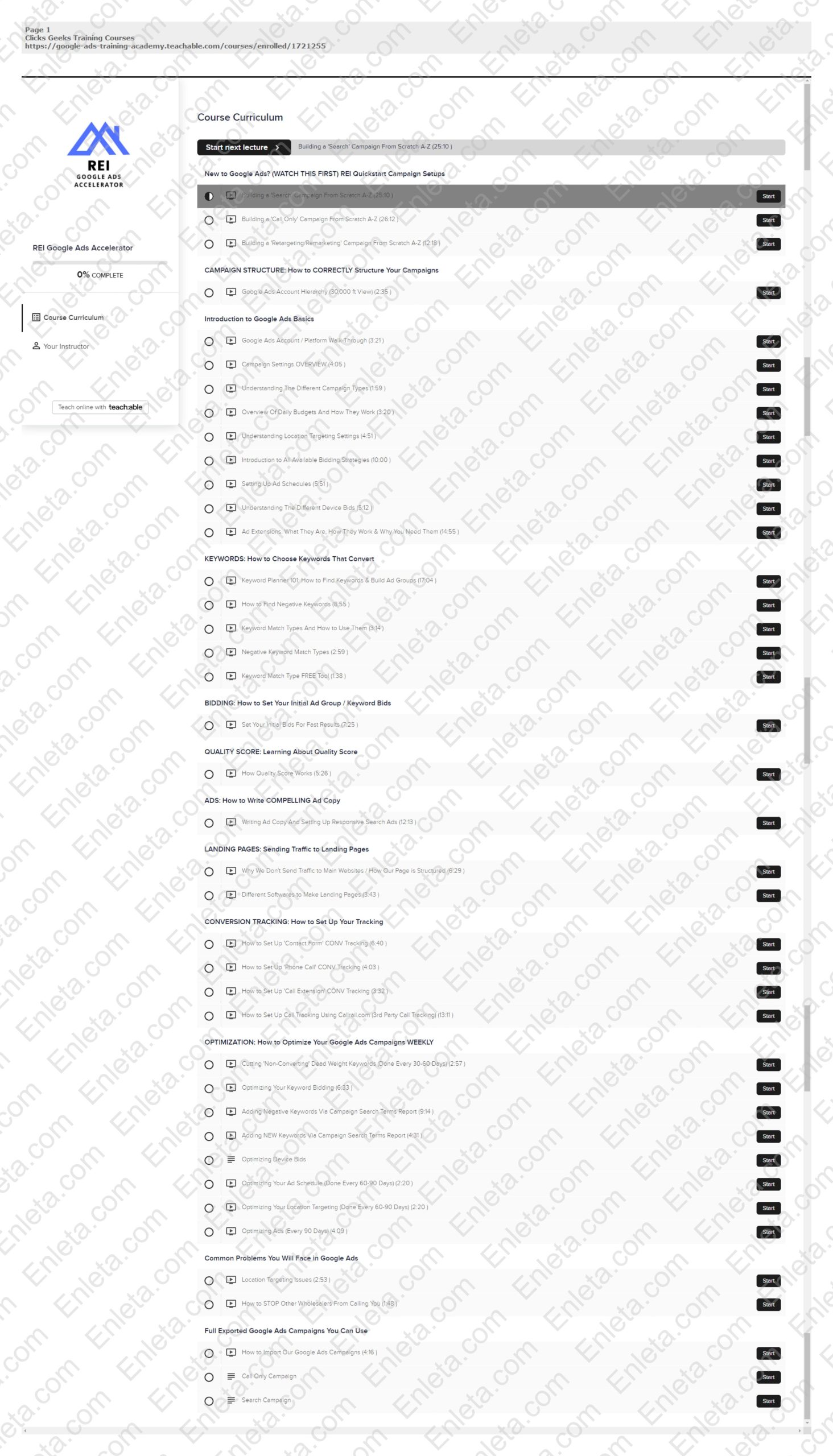 Proven REI Google Ads Accelerator by Rob Andolina Rob Andolina teaching real estate professionals advanced Google Ads strategies in the REI Google Ads Accelerator course