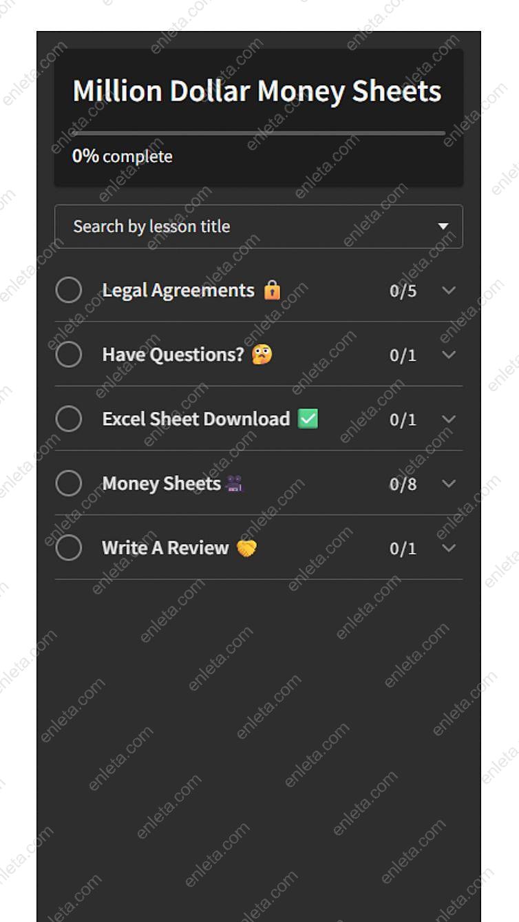 Clover Trading Million Dollar Money Sheets by Kyle Williams clover-trading-million-dollar-money-sheets-by-kyle-williams