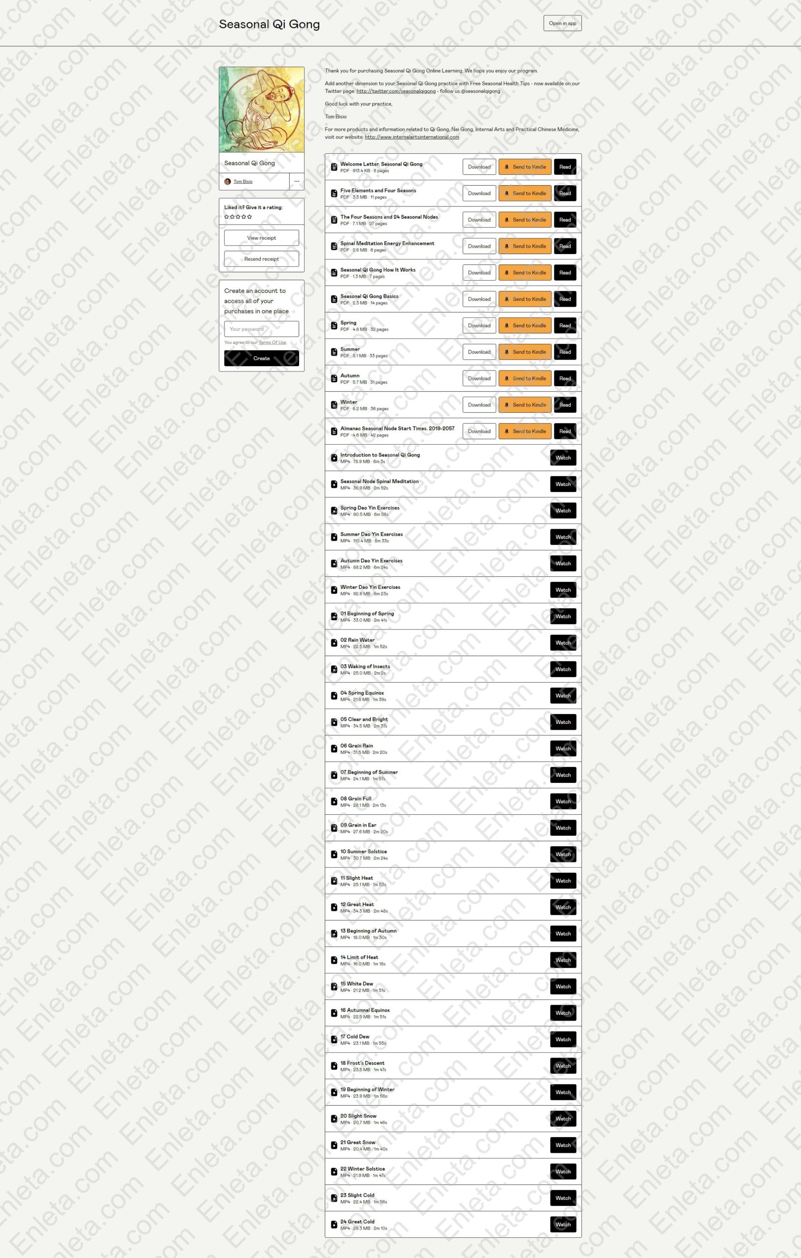 Seasonal Qi Gong by Tom Bisio Seasonal Qi Gong by Tom Bisio