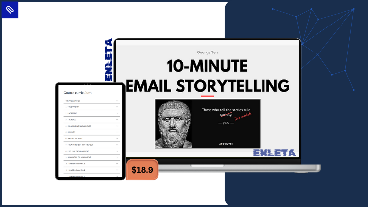 10-Minute Email Storytelling – Master Persuasive Writing Fast 10-minute email storytelling course by copythinking academy for marketers