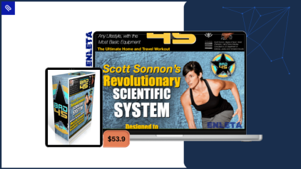 BAD45 by TACFIT—20-minute dumbbell and bodyweight training with Time Under Technique and Progressive Yoga for joint-safe results.