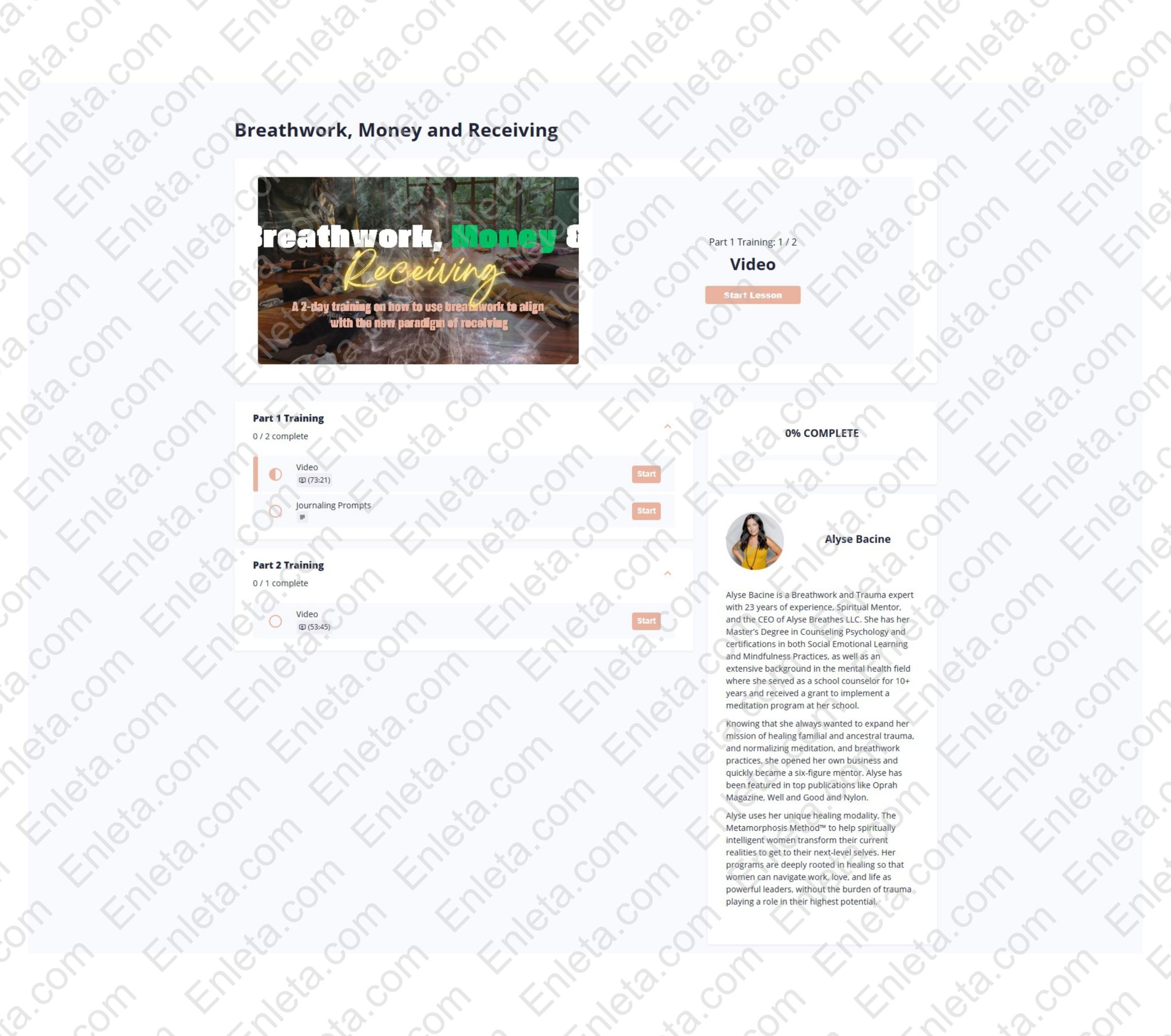 Breathwork, Money and Receiving by Alyse Bacine Breathwork for Prosperity and Receiving