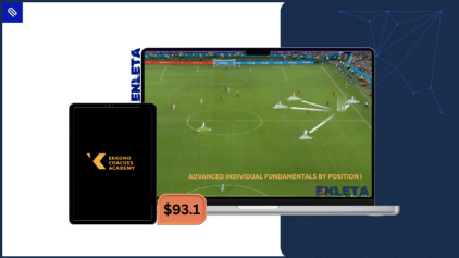 Advanced Individual Fundamentals course for center backs, midfielders, and strikers by Ekkono Academy.