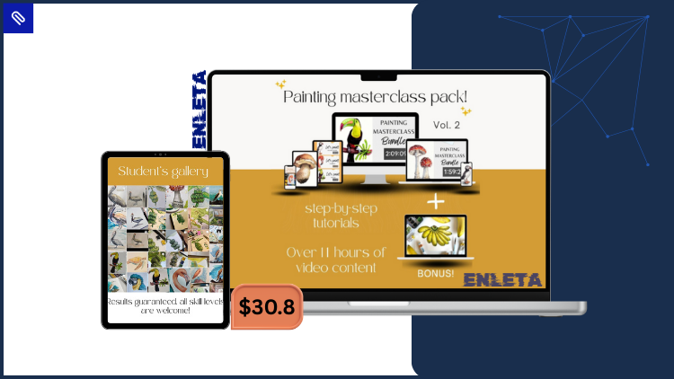 Painting Masterclass Pack Vol 2 by Anastasiia Morozova Painting Masterclass Pack Vol 2 watercolor cover