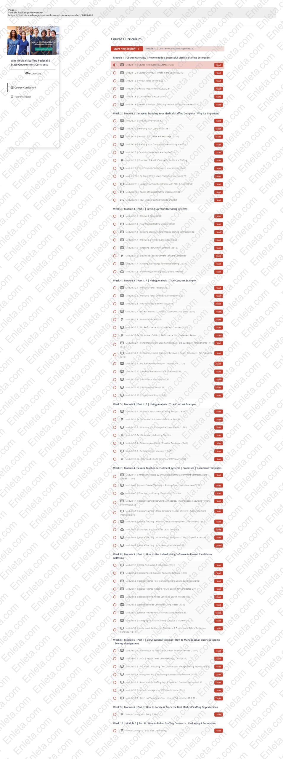 Win Medical Staffing Federal & State Government Contracts By Michelle Brown Government Contracting Course for Healthcare Businesses
