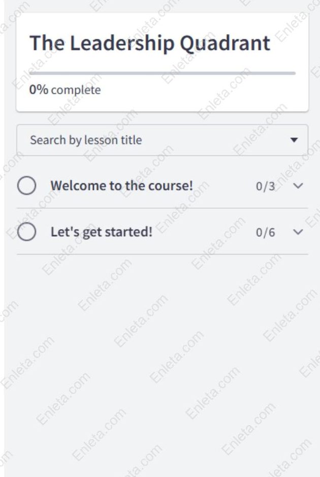 The Leadership Quadrant by Brian Bassham Leadership Performance Model