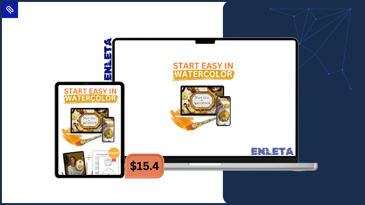 Start Easy in Watercolor by Anastasiia Morozova Start Easy in Watercolor course cover image