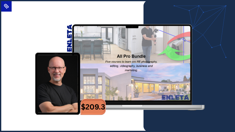 All Pro Bundle for Real Estate Photography by Nathan Cool all pro real estate photography bundle teaching interior, exterior, video, editing, and business skills for complete real estate media mastery