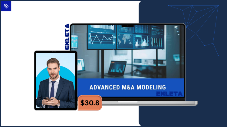 Advanced M&A Modeling by Breaking Into Wall Street advanced m&a modeling course dashboard screenshot